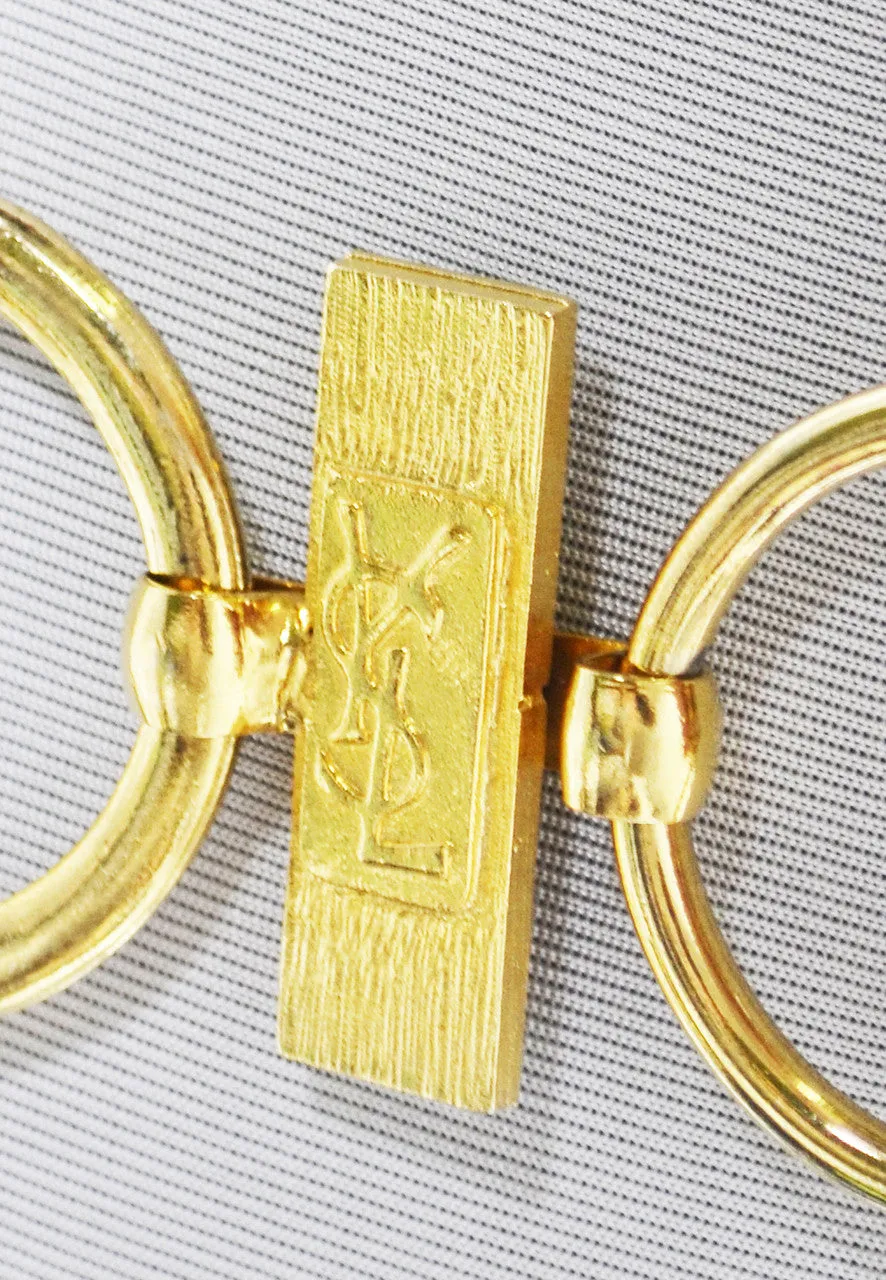 1970's Gold Hardware Vintage YSL Chain Belt Yves Saint Laurent