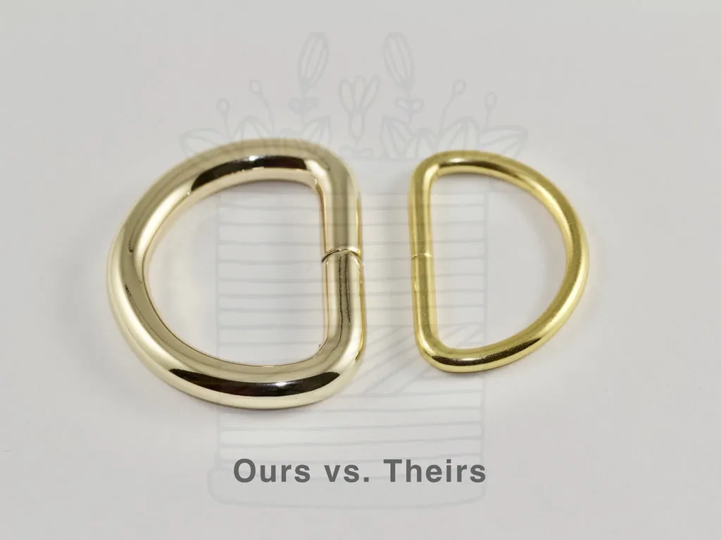 1" D Rings | Pack of 4