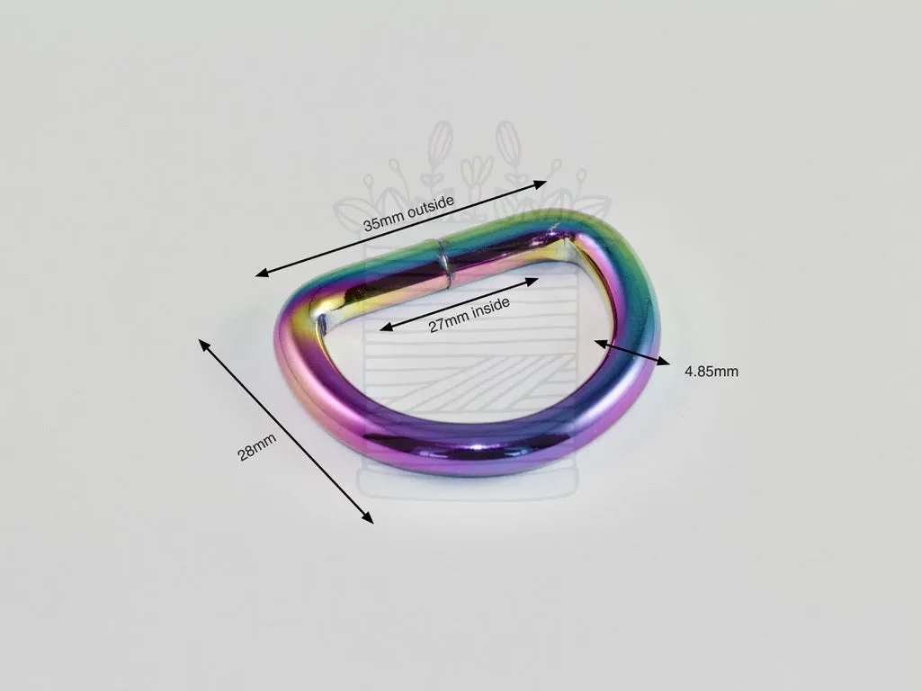1" D Rings | Pack of 4