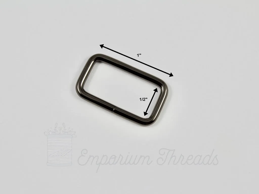 1" Rectangle Rings | Pack of 5