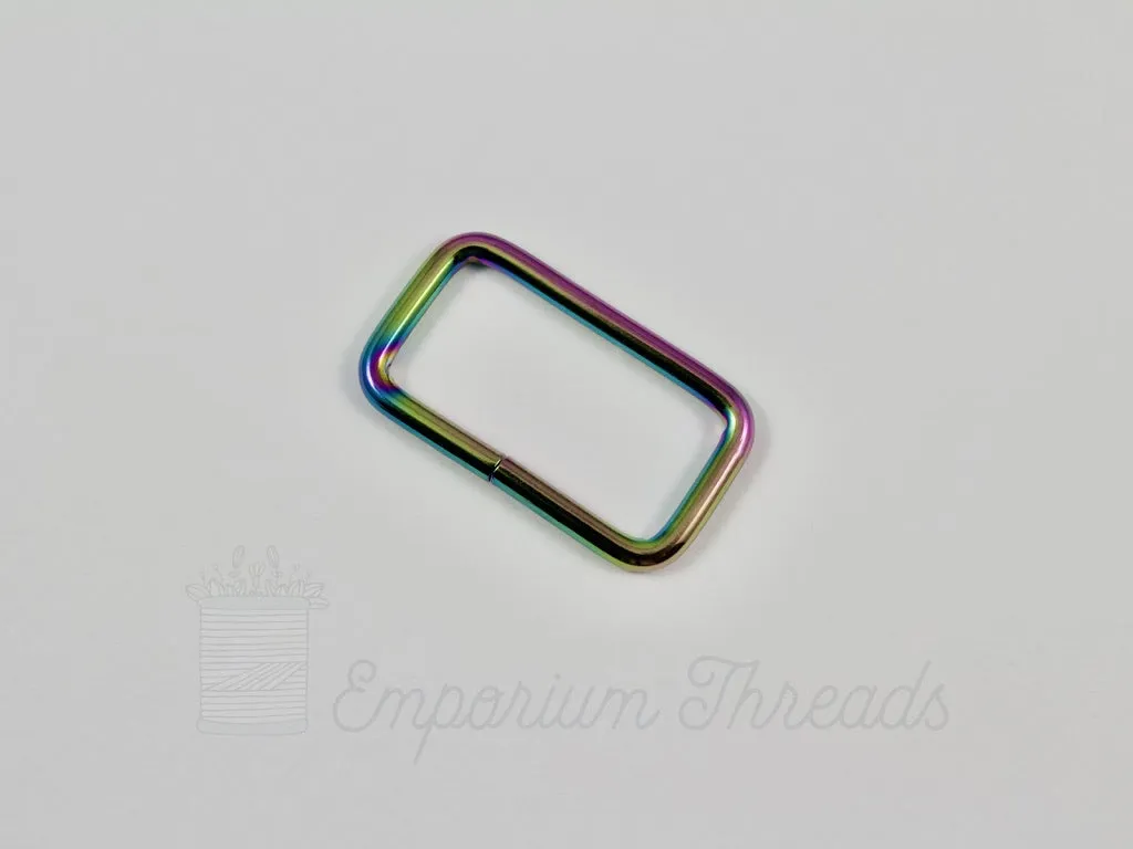 1" Rectangle Rings | Pack of 5