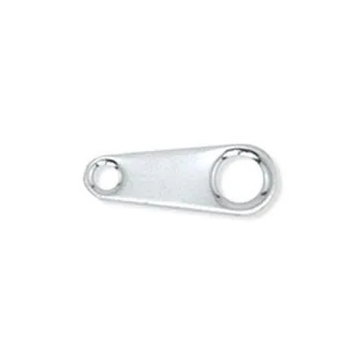 8mm Beadalon Silver Plated Tags - 25 Pack