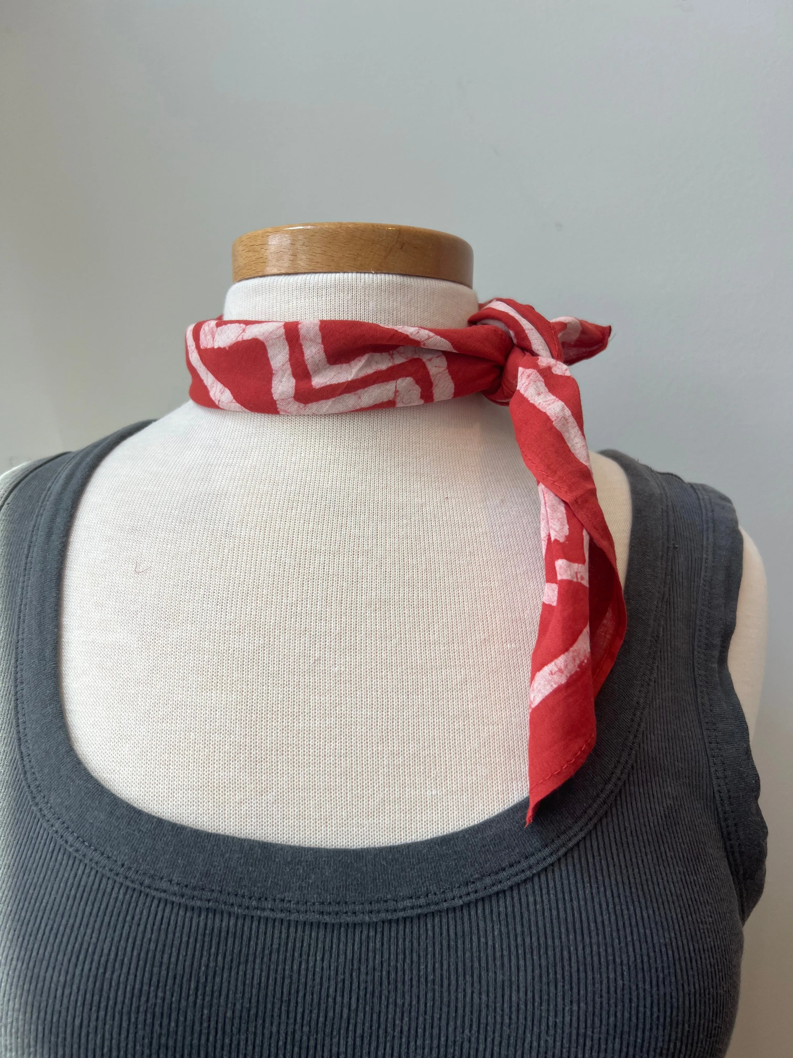 Block Printed Bandana