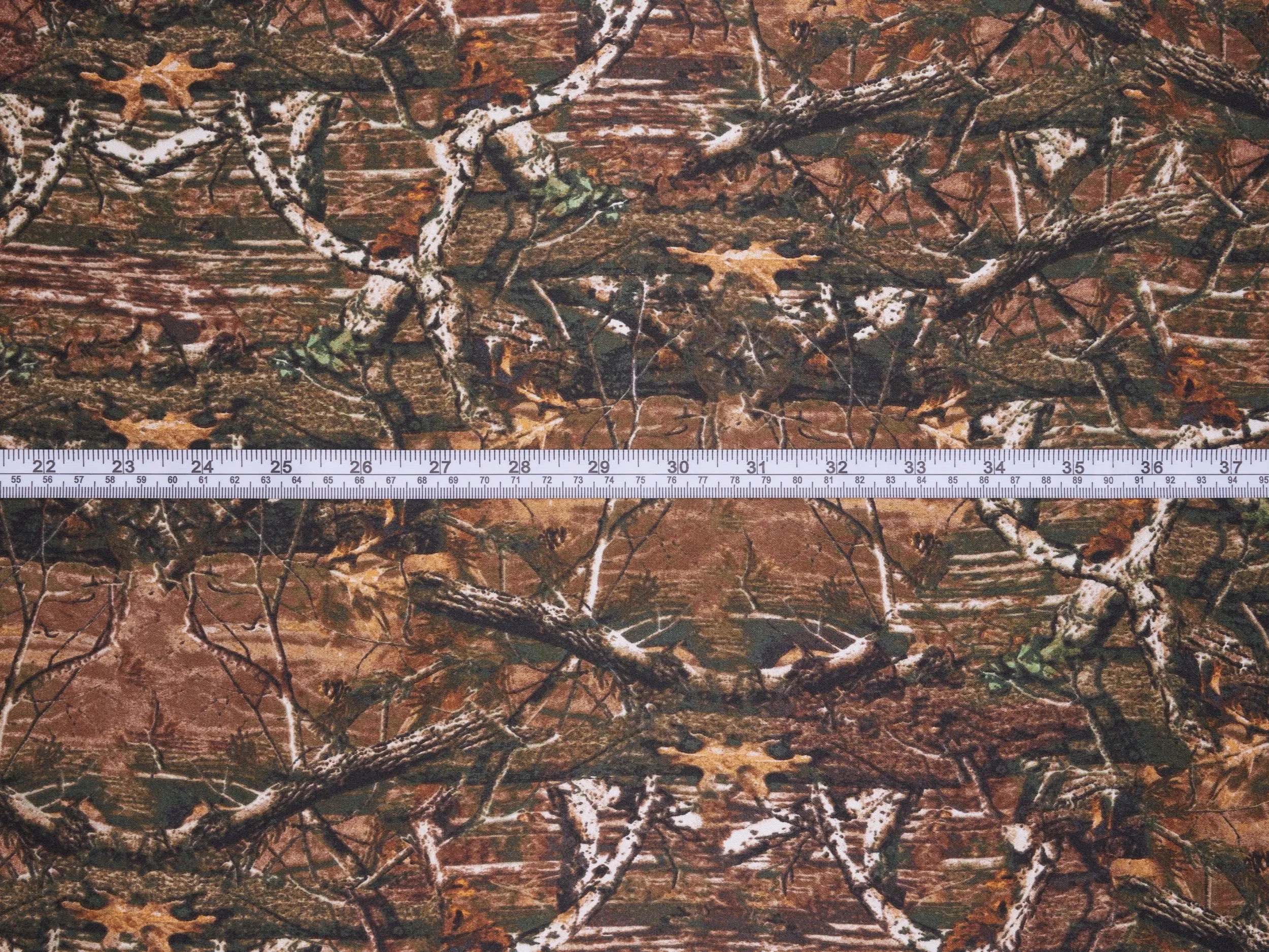 Camouflage charmeuse satin fabric by the yard - MonSar exclusive print