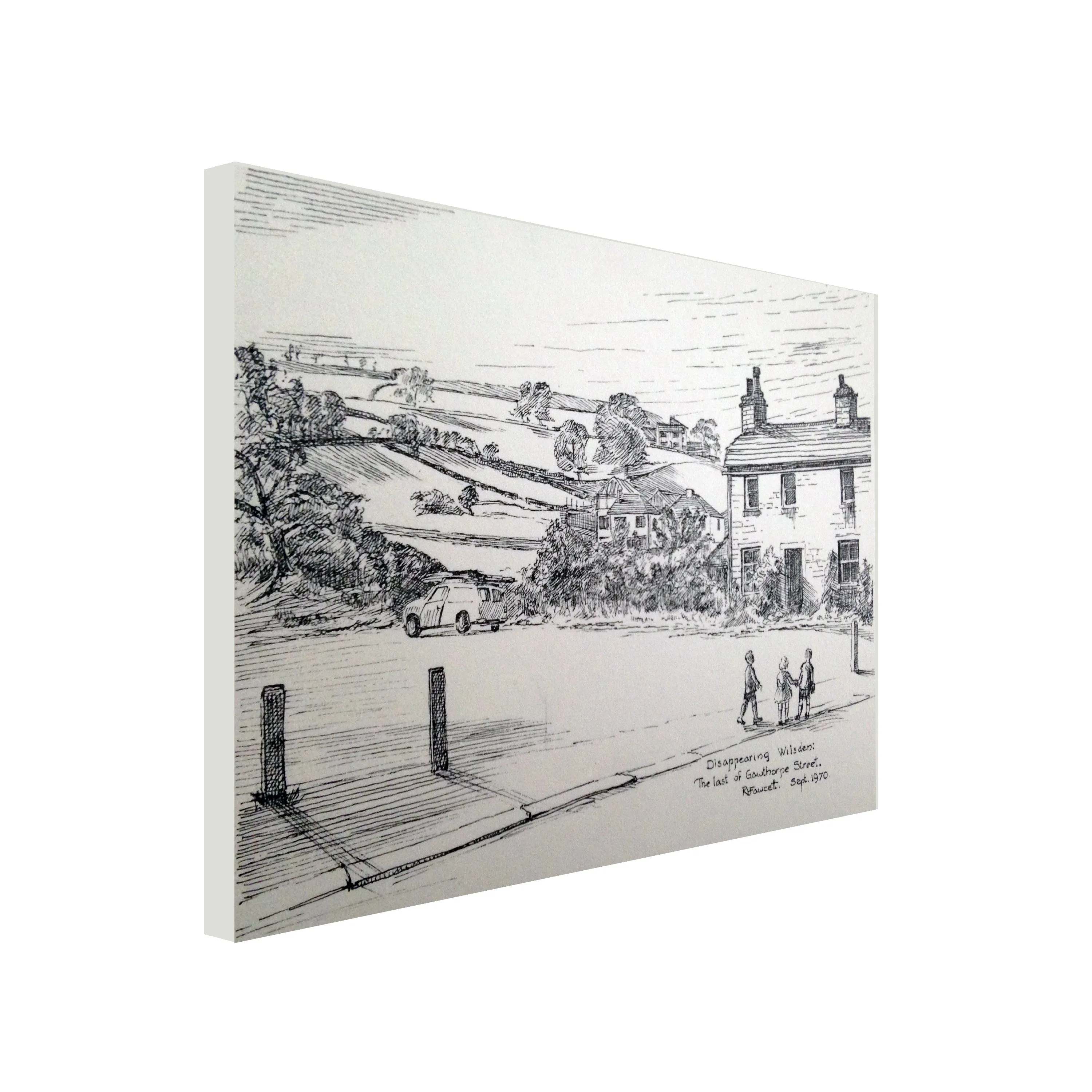 Disappearing Wilsden Canvas Print