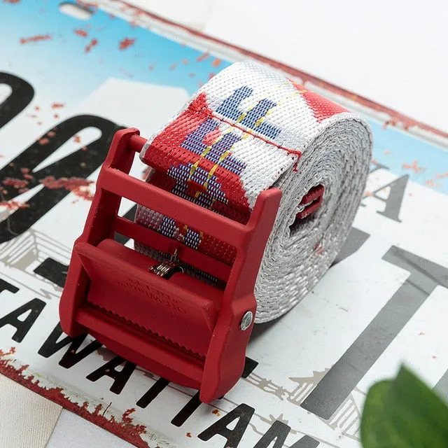 Fashion Belt 100-200cm Street Style Canvas Men's Belt Industrial Letters Canvas Belts Women Men Punk Embroidery Waist Strap