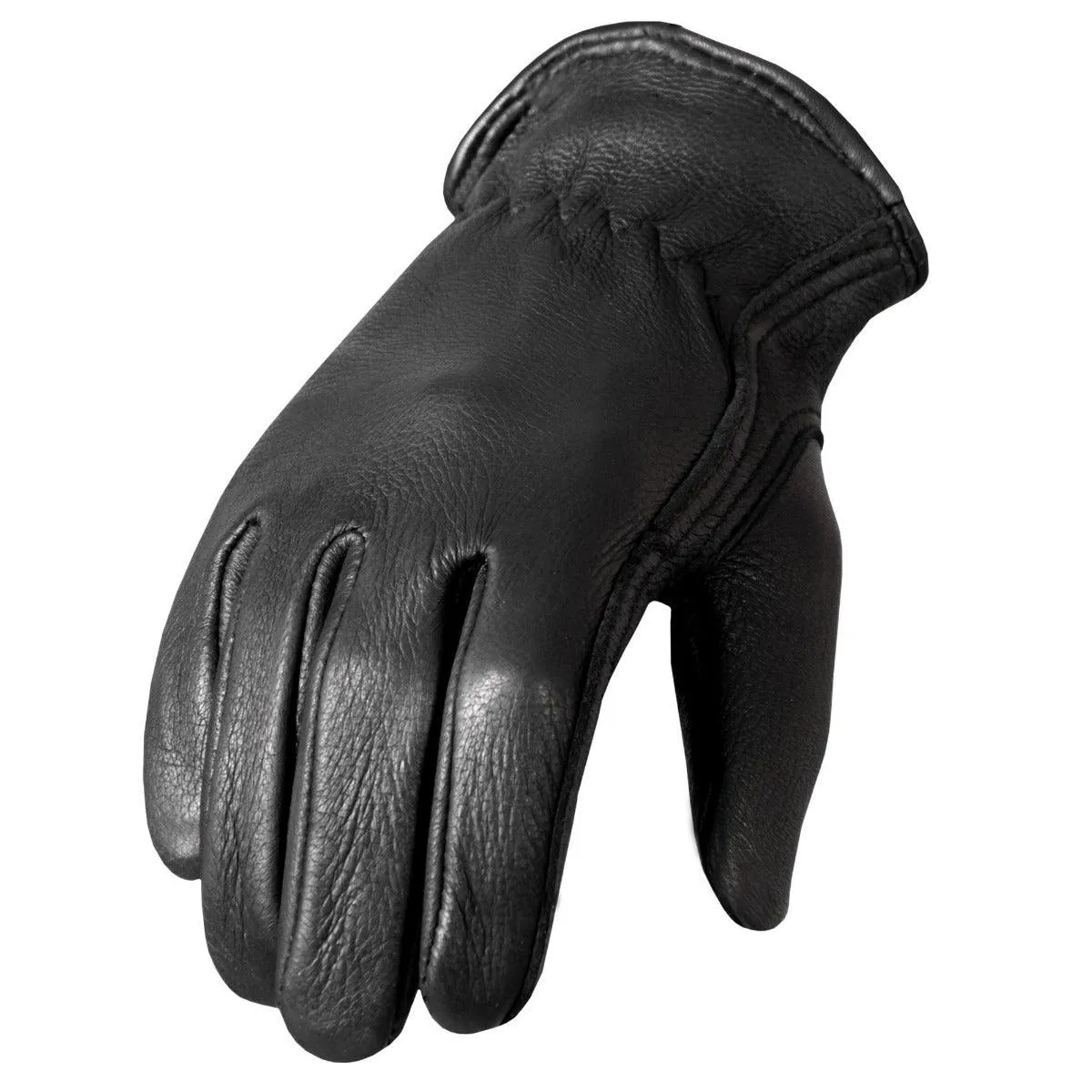 Hot Leathers Classic Deerskin Unlined Driving Glove