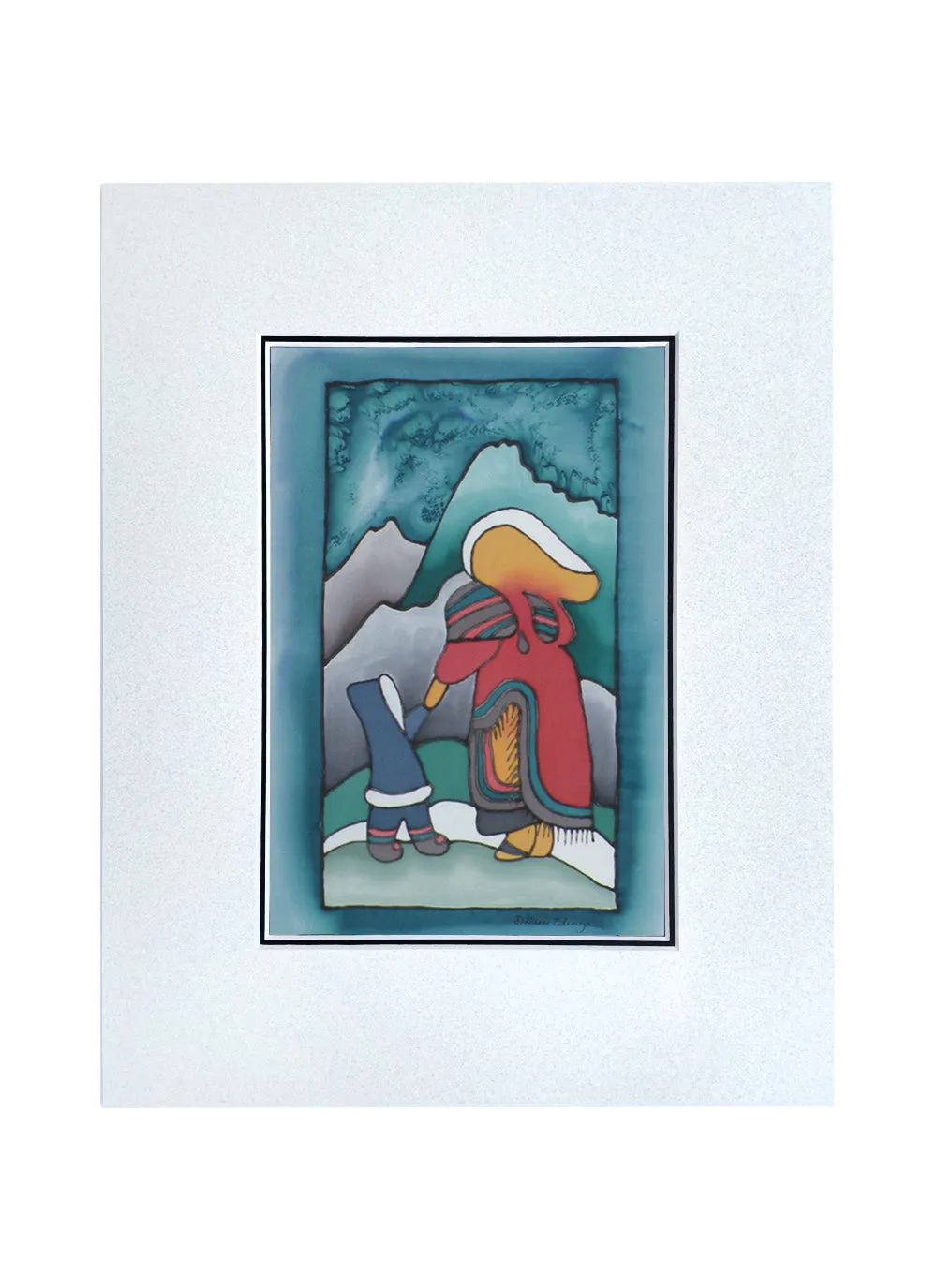 Inuit Woman and Child Print | 11"x14"