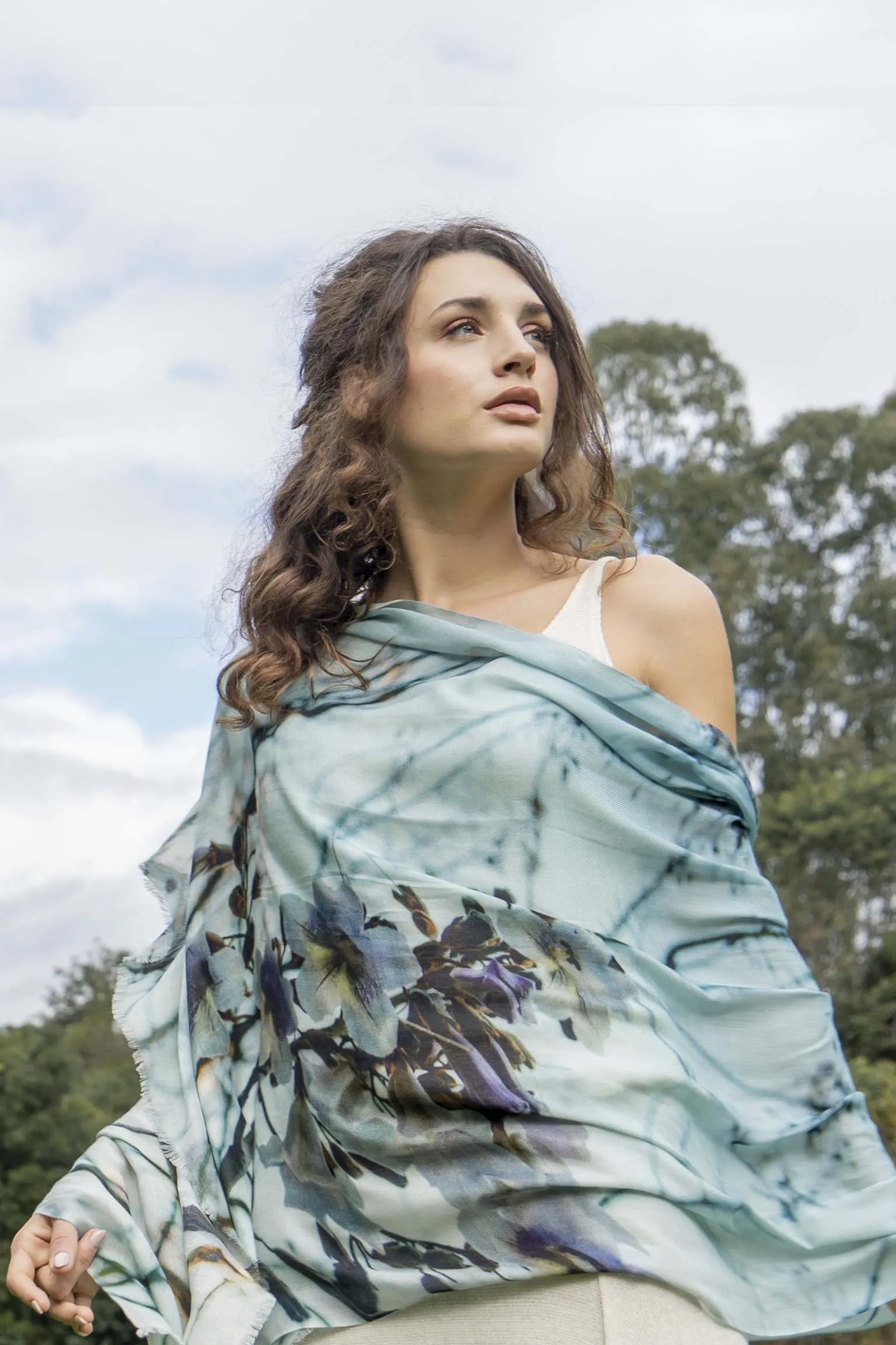 PAULOWNIA TREE CASHMERE & MODAL SCARF