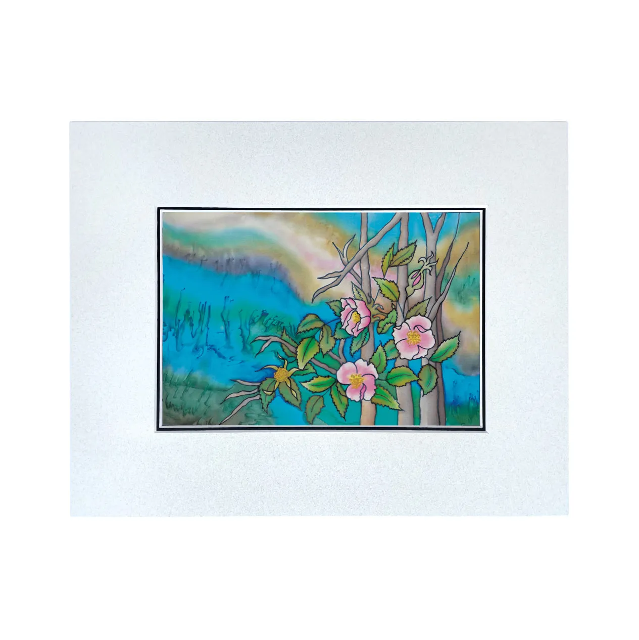 Prairie Dusk - Wild Roses Print | 14"x11"