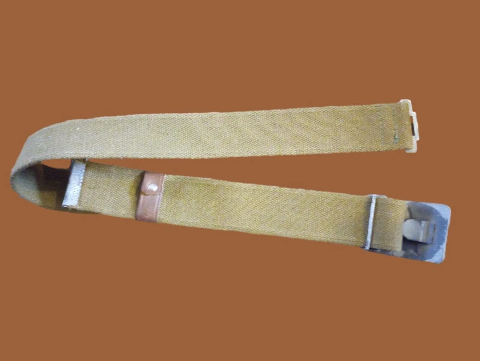 RUSSIAN ARMY CANVAS BELT COMBAT UNIFORM SOVIET USSR MILITARY 1950'S ORIGINAL