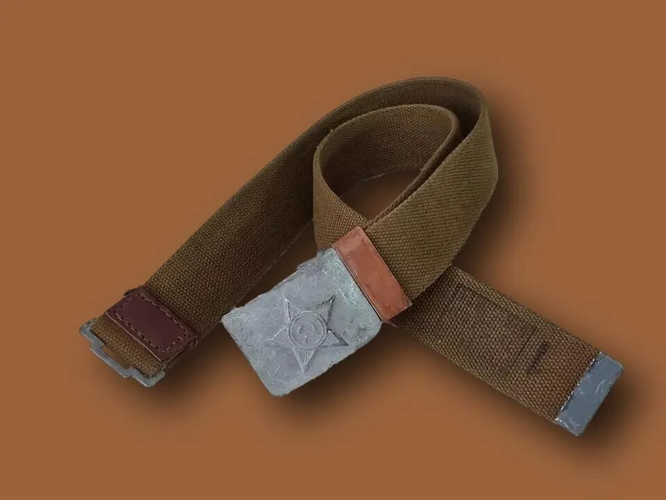 RUSSIAN ARMY CANVAS BELT COMBAT UNIFORM SOVIET USSR MILITARY 1950'S ORIGINAL