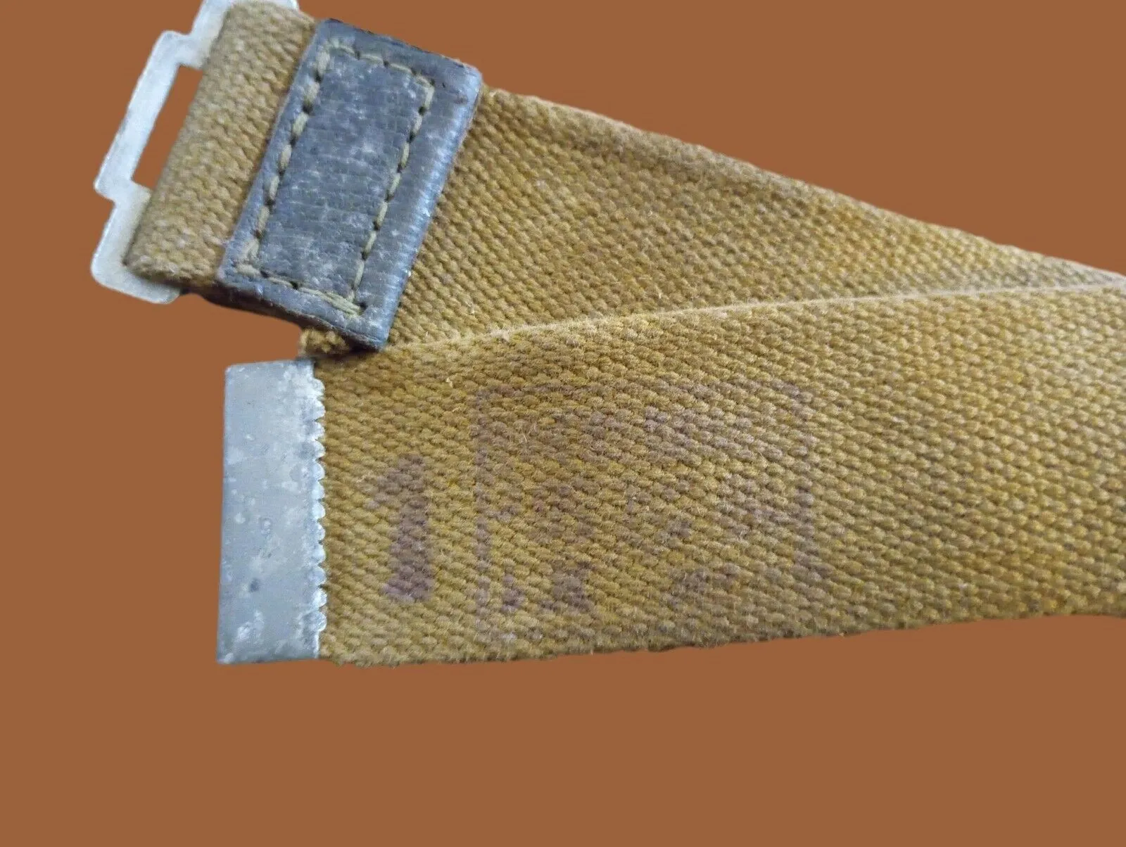 RUSSIAN ARMY CANVAS BELT COMBAT UNIFORM SOVIET USSR MILITARY 1950'S ORIGINAL