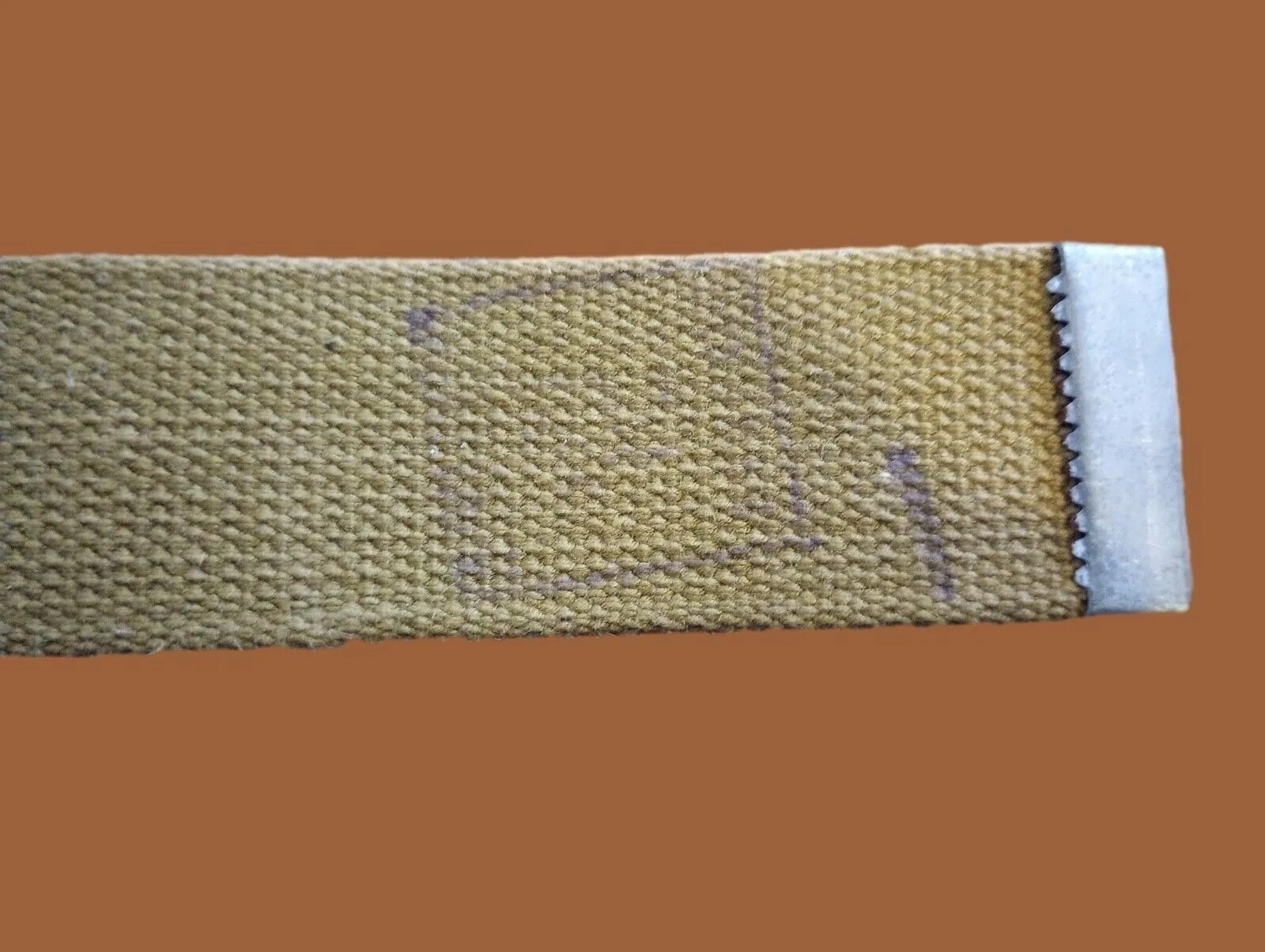 RUSSIAN ARMY CANVAS BELT COMBAT UNIFORM SOVIET USSR MILITARY 1950'S ORIGINAL
