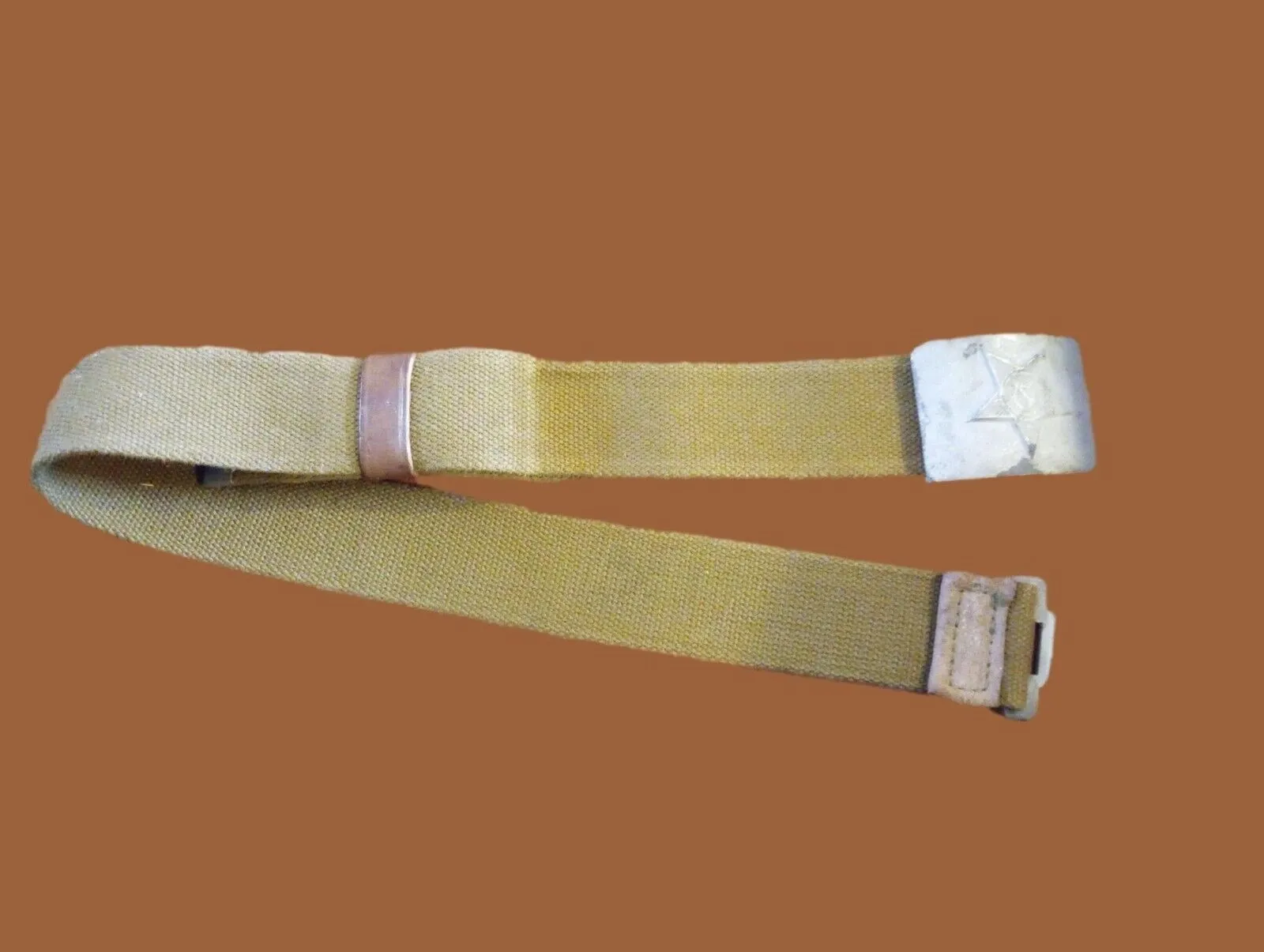 RUSSIAN ARMY CANVAS BELT COMBAT UNIFORM SOVIET USSR MILITARY 1950'S ORIGINAL