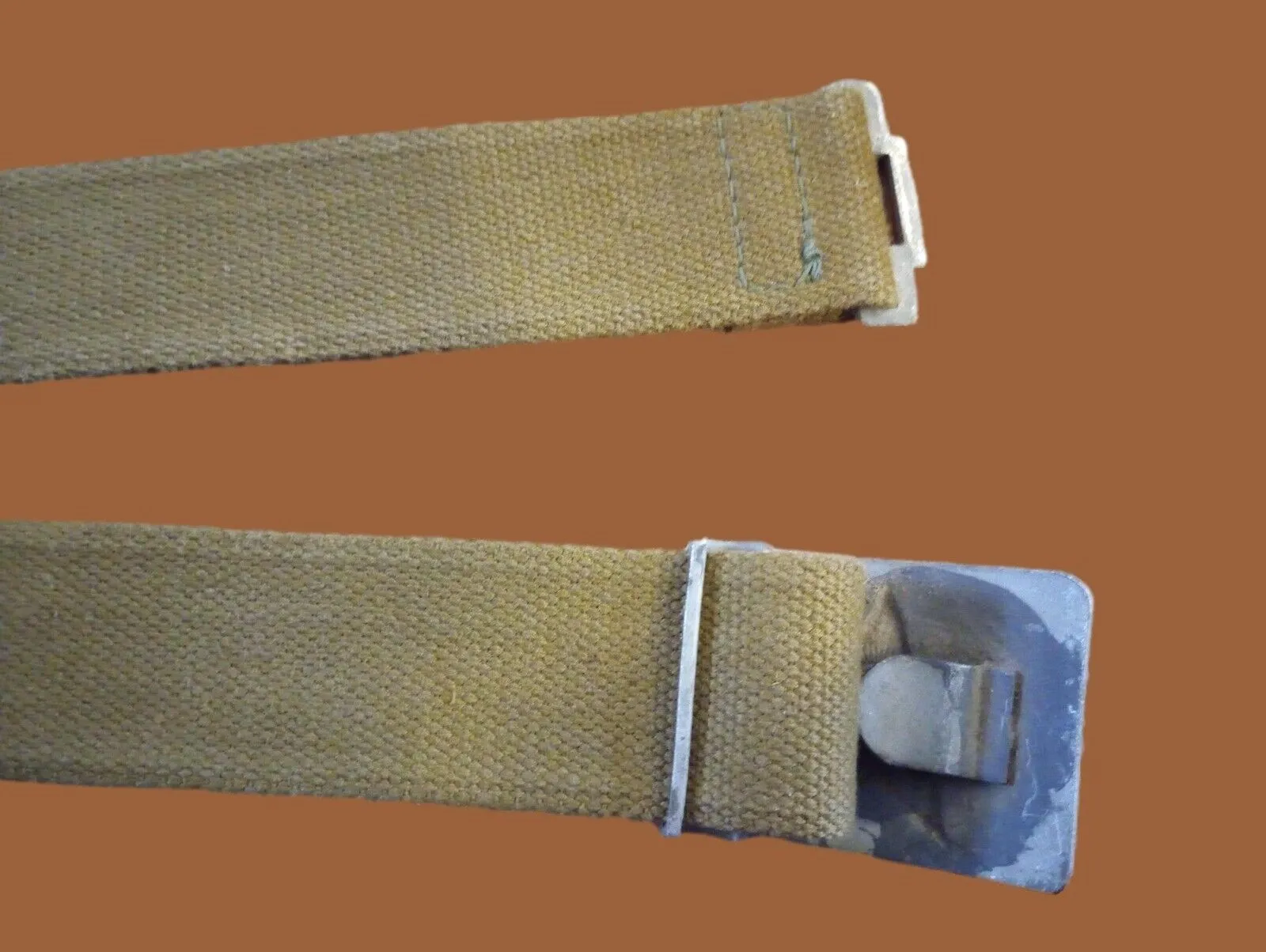 RUSSIAN ARMY CANVAS BELT COMBAT UNIFORM SOVIET USSR MILITARY 1950'S ORIGINAL