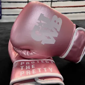 'Shimmering Pink' Youth Girl's Boxing Bag Gloves