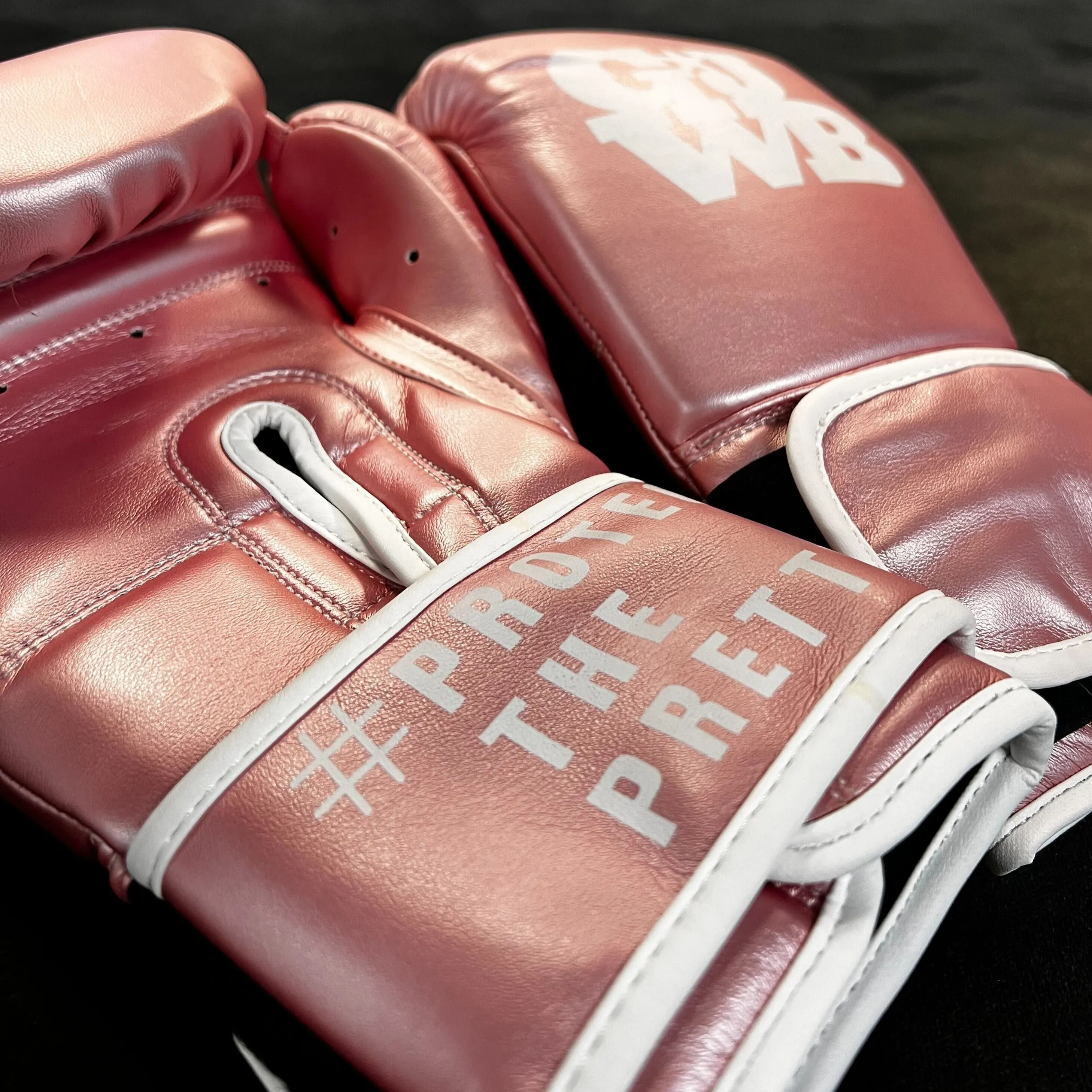 'Shimmering Pink' Youth Girl's Boxing Bag Gloves