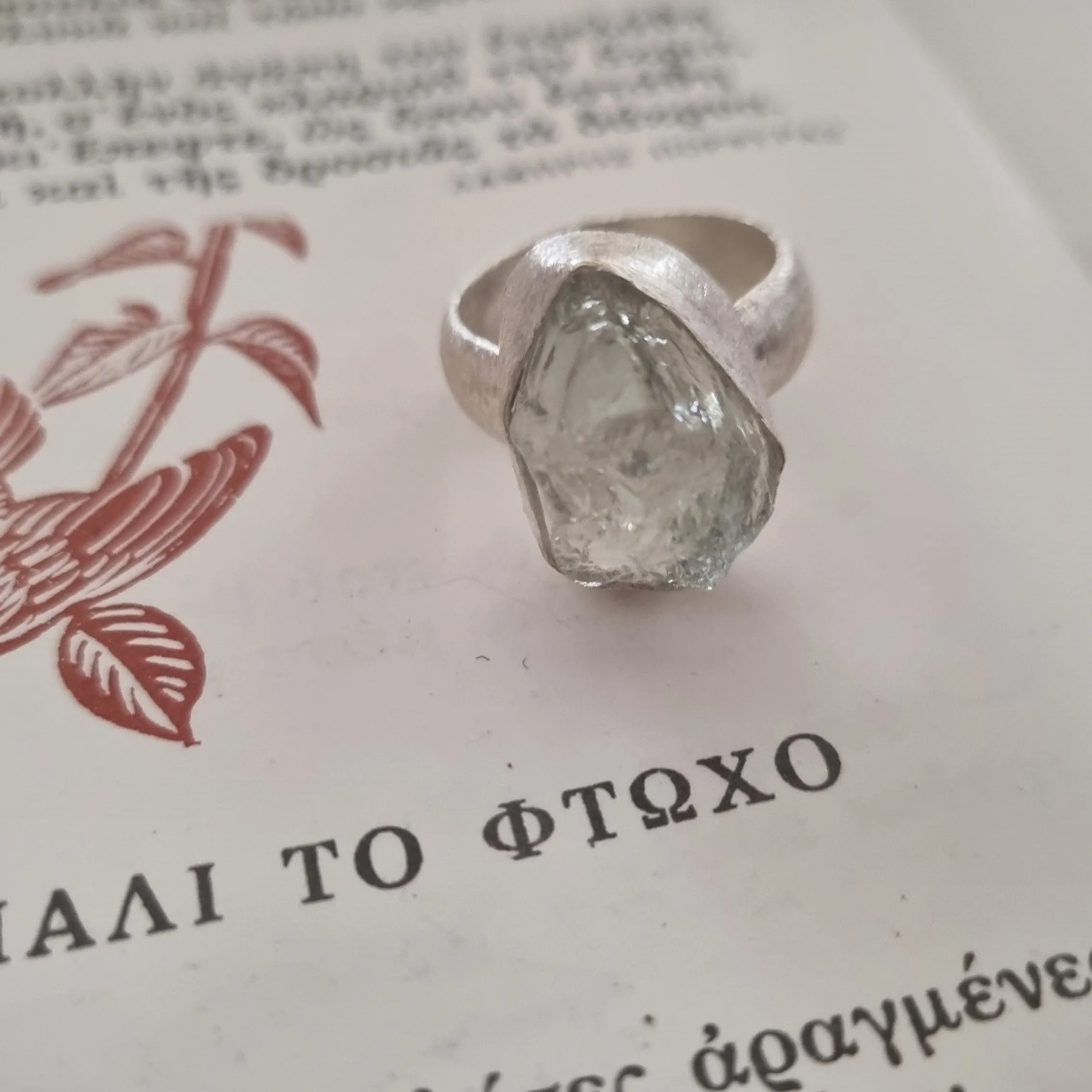 Silver ring - Quartz