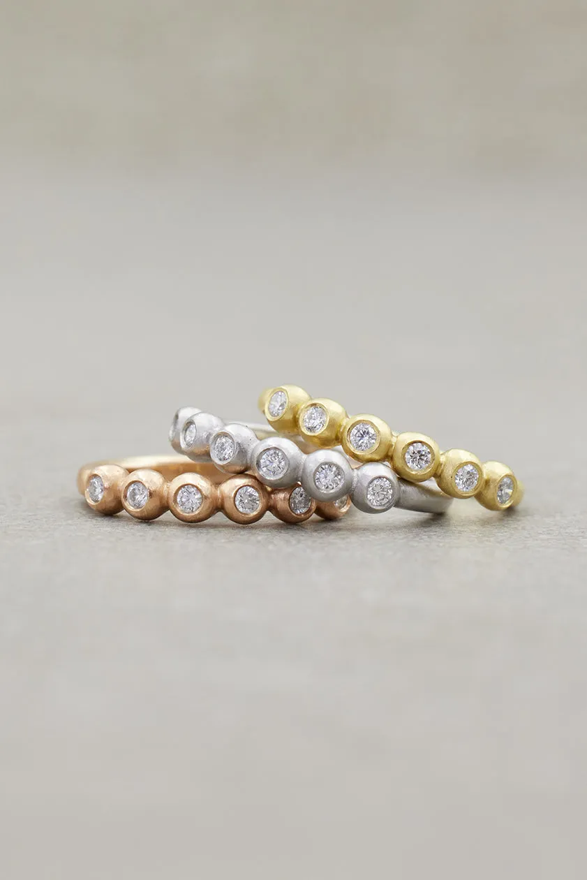 SIX Bead Diamond Rings