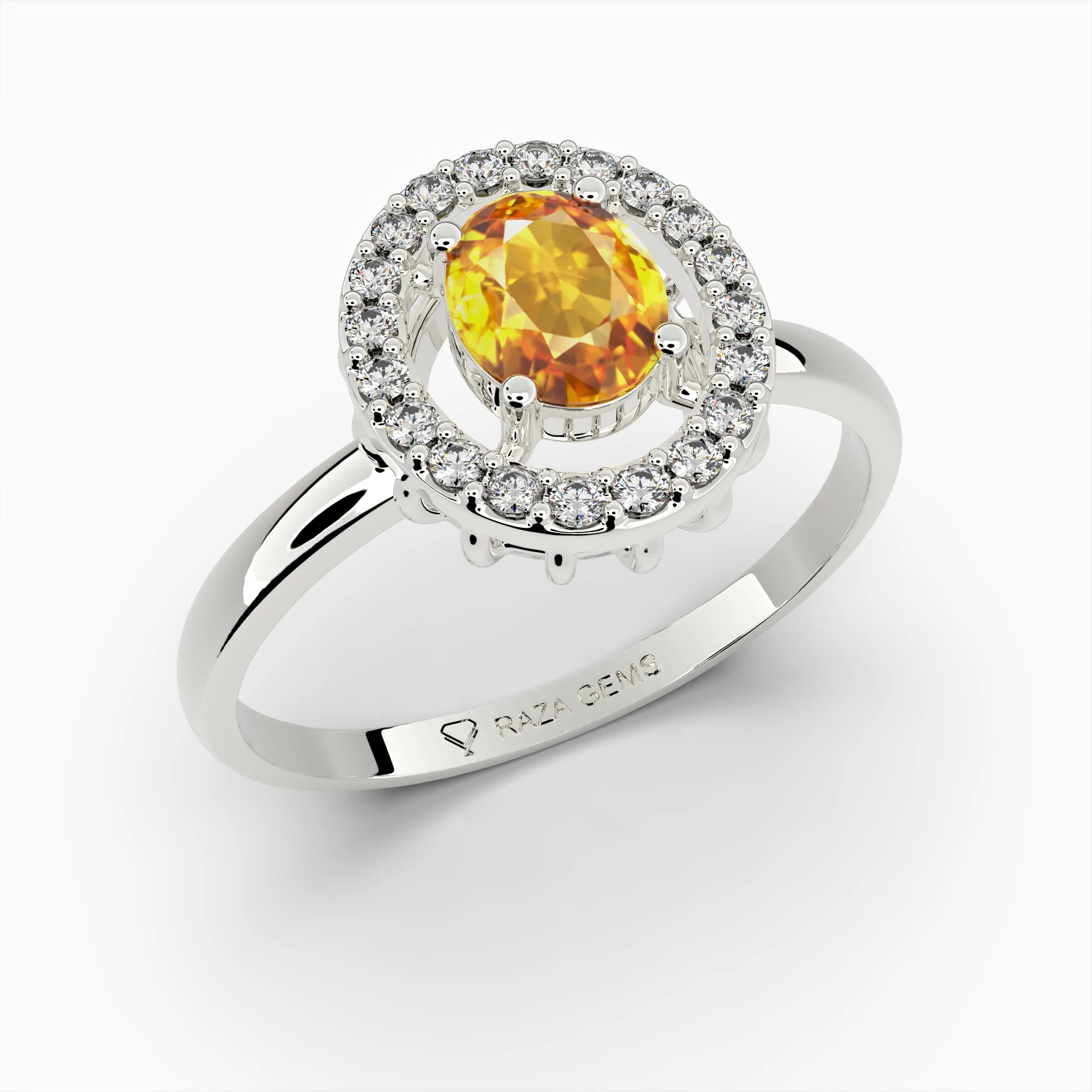 Yellow Citrine Rings - Alya